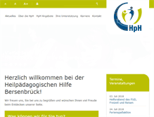 Tablet Screenshot of hph-bsb.de